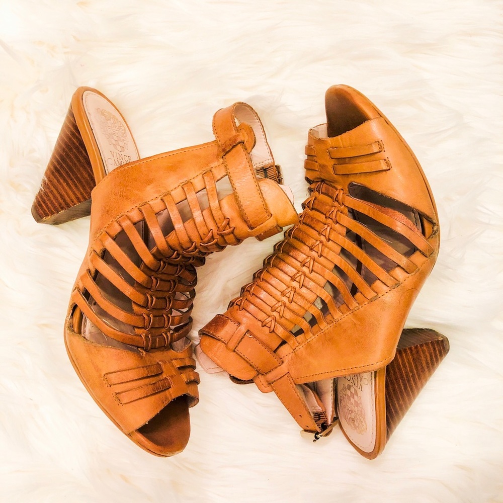 Vince Camuto Caged Block Heel Sandals